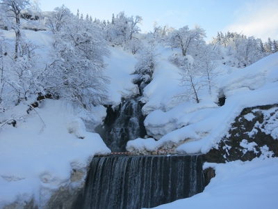 松之山温泉不動滝