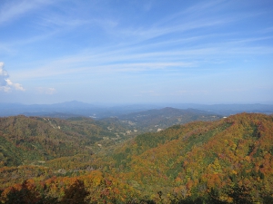 大厳寺高原秋深坂峠