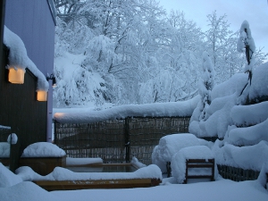 雪見露天風呂